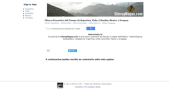 Desktop Screenshot of climaymapas.com
